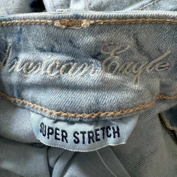 American Eagle Jegging Super Stretch Women's Size 2 Jeans Tie Dye Acid Wash NEW - Picture 4 of 6